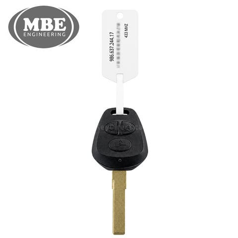 MBE – Porsche 986 / 3-Button Remote Head Key / 433 / 315 MHz