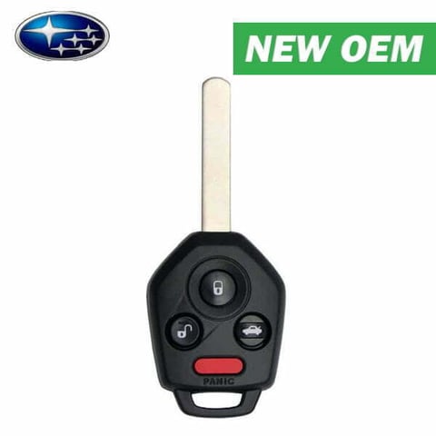 2010-2014 Subaru Legacy Outback / 4-Button Remote Head Key / PN: 57497-AJ00A / CWTWBU766 / 4D60 Chip / DAT17 (OEM)