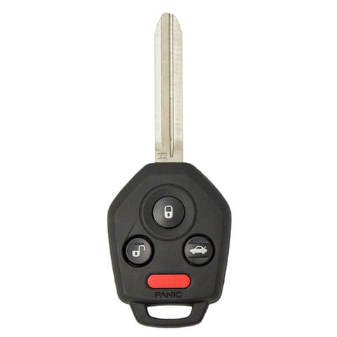 2017-2018 Subaru / 4-Button Remote Head Key / PN: 57497-FL00A / CWTB1G077 (H Chip) With Black Interior Board Shell (OEM Recase)