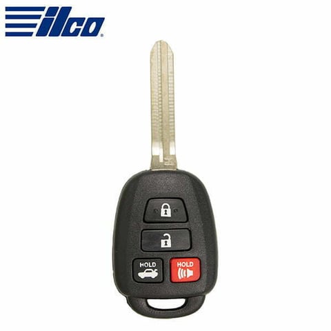 ILCO Look-Alike™ 2013-2019 Toyota / 4-Button Remote Head Key / “H” chip / FCC ID: GQ4-52T ( RHK-TOY-4BH2)
