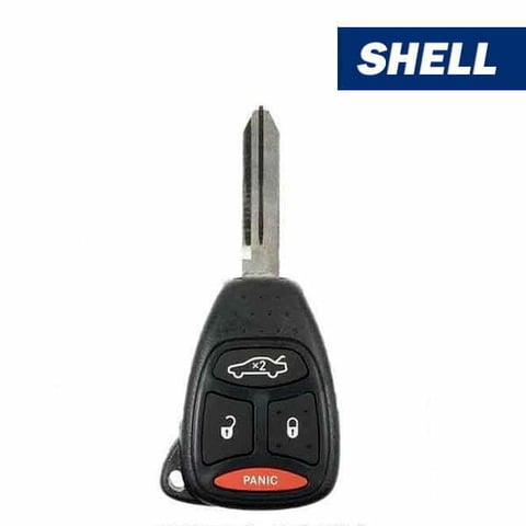 2005-2009 Chrysler / Dodge / Jeep / 4-Button Remote Head Key Shell for KOBDT04A (Aftermarket)
