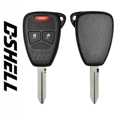 2005-2013 Chrysler / 3-Button Remote Head Key / D-SHELL