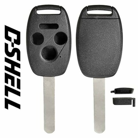 2003-2015 Honda / 4-Button Remote Head Key / D-SHELL / HO01 (Aftermarket)