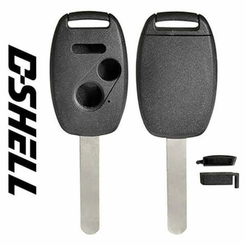 2005 – 2014 Honda / 3-Button Remote Head / D-SHELL (Aftermarket)