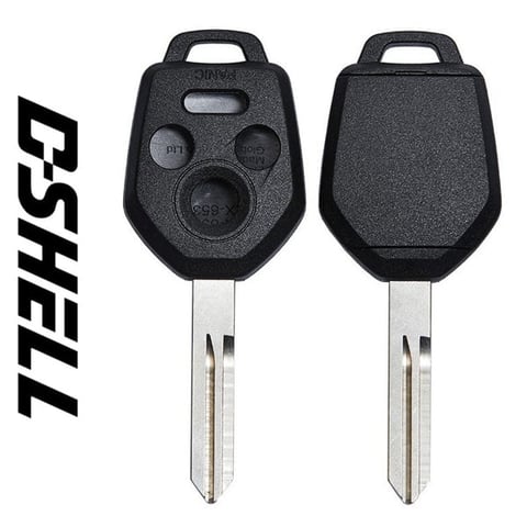 2004-2014 Subaru 4-Button Remote Head D-SHELL / SUB4 (Aftermarket)