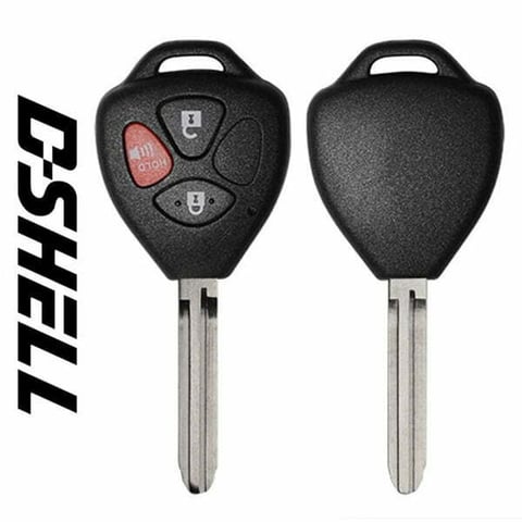 Toyota 3-Button Remote Head Key / D-SHELL / HYQ12BBY (Aftermarket)