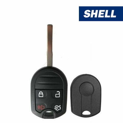 2013-2018 Ford 4-Button New Style Remote Head Key SHELL / High Security Blade (Aftermarket)