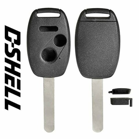 2005-2014 Honda / 3-Button Remote Head / D-SHELL (Aftermarket)