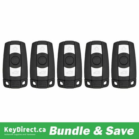 2004-2011 BMW 3 / 5 Series / 3-Button Smart Key / KR55WK49127 KR55WK49123 / CAS3 — Lior