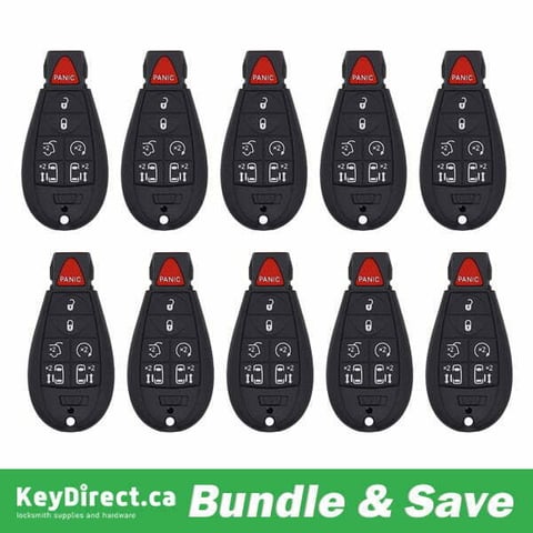 2008-2018 Chrysler Dodge VW / 7-Button Fobik Key / M3N5WY783X (2) — Lior
