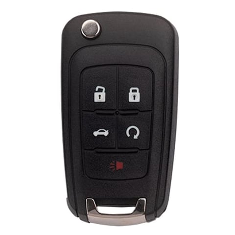 2010-2020 GM / 5-Button Flip Key / FCC ID: OHT01060512 (Aftermarket)