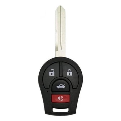 2003-2019 Nissan / 4-Button Remote Head Key / PN: H0561-3AA0B / FCC ID: CWTWB1U751 (Aftermarket)