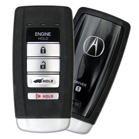 2016-2020 Acura MDX RDX / 5-Button Smart Key / PN: 72147-TZ6-A71 / FCC: KR580399900 / Driver 1 (Refurbished)