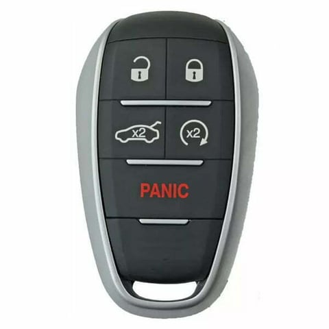 2017-2022 Alfa Romeo Giulia Stelvio / 5-Button Smart Key / FCC ID: KR5ALFA434 / PN: 6EP44LXHAA (Aftermarket)