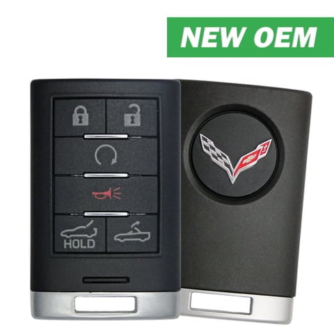 2014-2015 Chevrolet Corvette / 6-Button Smart Key / PN: 22816266 / FCC ID: G09C04EEC6C / Drop Top (OEM)