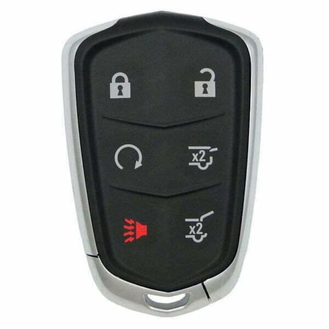 2015-2019 Cadillac Escalade / 6-Button Smart Key / FCC ID: HYQ2AB / PN: 13580812 / 315 Mhz w/ Hatch (Aftermarket)
