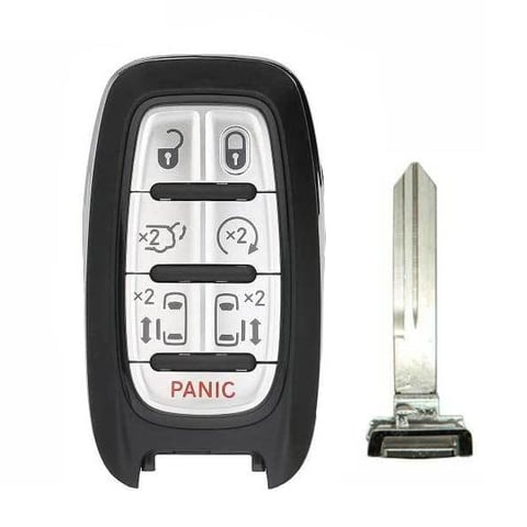 2017-2022 Chrysler Pacifica Voyager / 7-Button Smart Key / No KeySense / PN: 68217832AC / M3N-97395900 (Aftermarket)