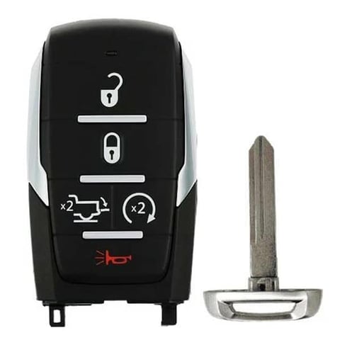 2019-2025 Dodge Ram 1500 Pickup / 5-Button Smart Key / PN: 68291691AD / OHT-4882056 (Aftermarket)