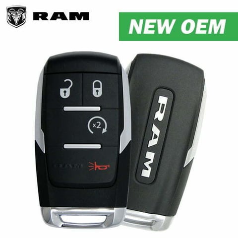 2019-2021 Dodge Ram Pickup HD 2500-5500 / 4-Button Smart Key / PN: 68365327AB / GQ4-76T (OEM)