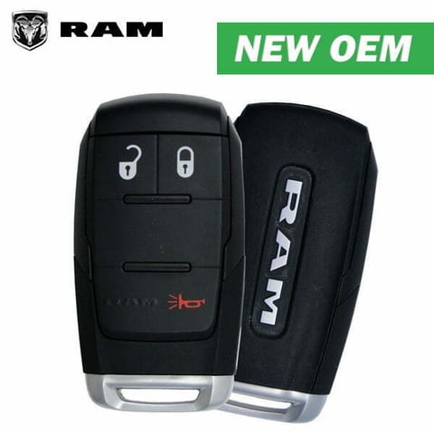 2019-2024 Dodge Ram 2500 3500 4500 5500 / 3-Button Smart Key / PN: 68375455AB / FCC ID: GQ4-76T (OEM)
