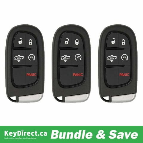 2013-2018 Dodge Ram / 5-Button Smart Key - Air Suspension / PN: 68159657 / GQ4-54T (AFTERMARKET) — Lior