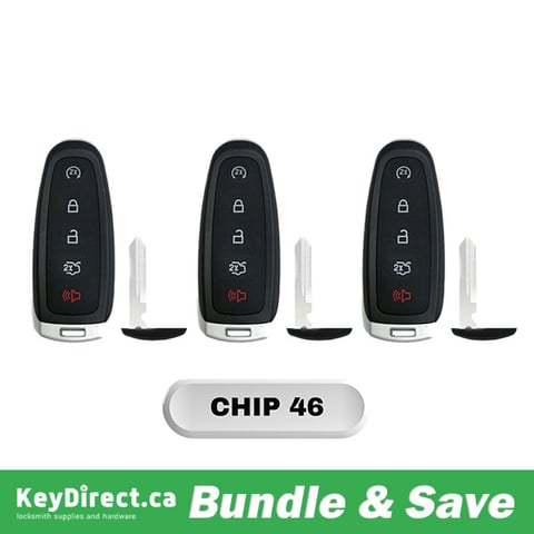2011-2020 Ford / 5-Button PEPS Smart Key / PN: BT4T-15K601-HC / M3N5WY8609 — SHOP