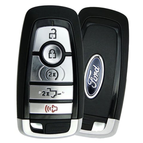 2017-2023 Ford F-Series Bronco / 5-Button Smart Key w/ Tailgate / PEPS / FCC ID: M3N-A2C93142600 / PN: 164-R8166 (Refurbished)