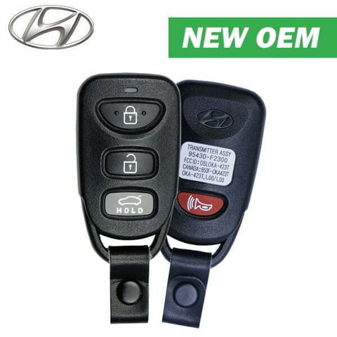 2016-2020 Hyundai Elantra / 4-Button Keyless Entry Remote / PN: 95430-F2300 / FCC ID: OSLOKA-423T (OEM)