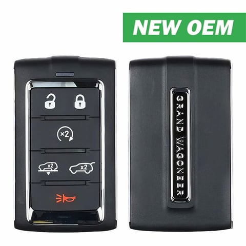 2024 Jeep Grand Wagoneer / 6-Button Smart Key / FCC ID: 2BAHD-KFW1 / PN: 68577132AC (OEM)