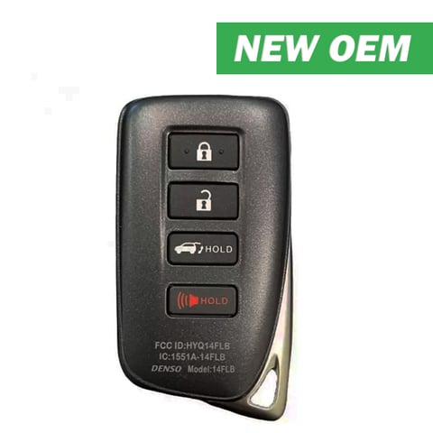 2021-2022 Lexus RX350 RX450H / 4-Button Smart Key / HYQ14FLB / PN: 8990H-0E290 (OEM)