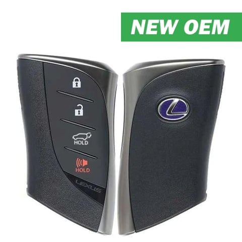 2020-2022 Lexus UX200 UX250h / 4-Button Smart Key / PN: 8990H-76610 / HYQ14FBZ (Hybrid Blue Logo) (OEM)