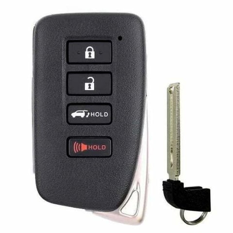 2015-2019 Lexus NX300h NX200T LX570 / 4-Button Smart Key / HYQ14FBA / Board 2020 (Aftermarket)