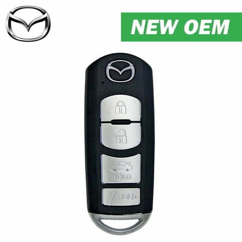 2014-2019 Mazda / 4-Button Smart Key / FCC ID: WAZSKE13D01 / PN: GJY9-67-5DY (OEM)