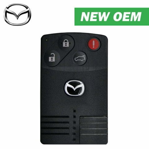 2007-2009 Mazda CX-7 CX-9 / 4-Button Smart Card Key / PN: TDY1-67-5RYA / BGBX1T458SKE11A01 (OEM)
