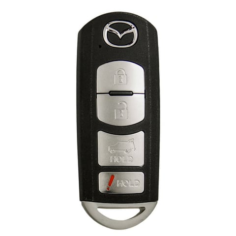 2010-2015 Mazda CX-7 / CX-9 / 4-Button Smart Key w/ Hatch / PN: TEY1-67-5RY / FCC ID: WAZX1T763SKE11A04 (Refurbished)