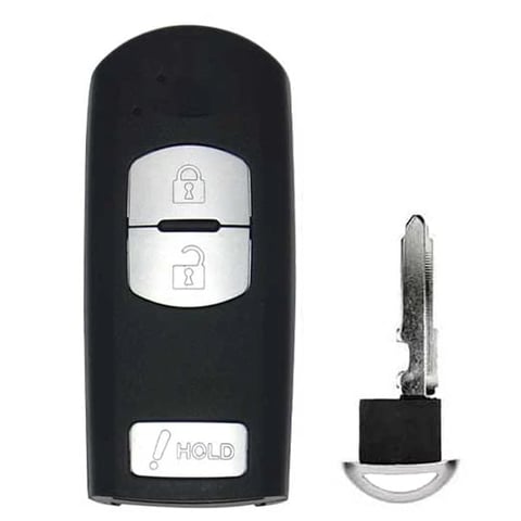 2012-2017 Mazda 3 CX3 CX5 / 3-Button Smart Key / PN: KDY3-67-5DY / FCC ID: WAZSKE13D01 (Refurbished)