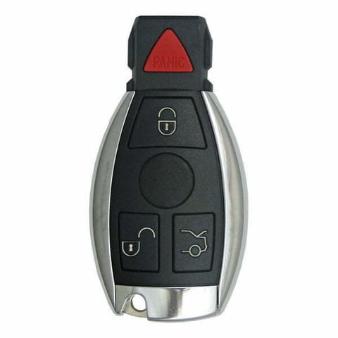 1997-2014 Mercedes Benz / 4-Button Fobik Key / 2 Batteries / IYZ-3312 (Aftermarket)