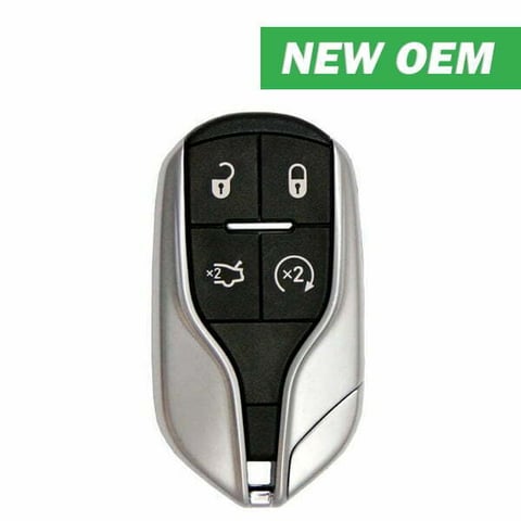 2014-2016 Maserati Ghibli / Quattroporte / 4-Button Smart Key w/ Remote Start / FCC ID: M3N-7393490 / PN: 067004995 (OEM)