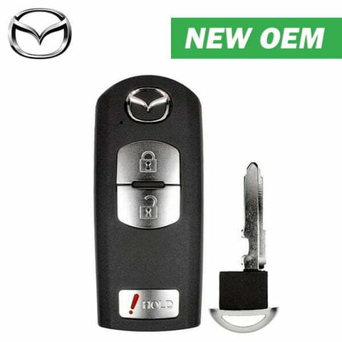 2010-2015 Mazda CX-7 CX-9 / 3-Button Smart Key / PN: EHY5-67-5RYA / FCC ID: WAZX1T763SKE11A04 (OEM)