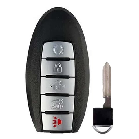 2013-2024 Nissan Infiniti / 5-Button Smart Key / PN: 285E3-1LA5A, 285E3-1LB5A / FCC ID: CWTWB1G744 (Aftermarket)
