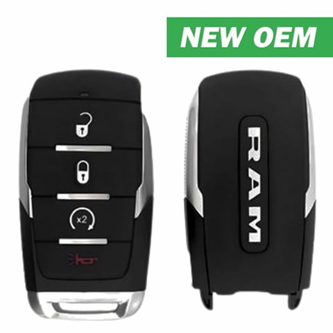 2025 Ram 1500 Pickup / 4-Button Smart Key / FCC ID: OHT4882056 / PN: 68523812AA (OEM)