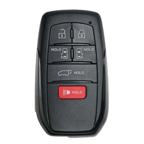 2021-2025 Toyota Sienna / 6-Button Smart Key / FCC ID: HYQ14FBX / PN: 8990H-08010 (Aftermarket)