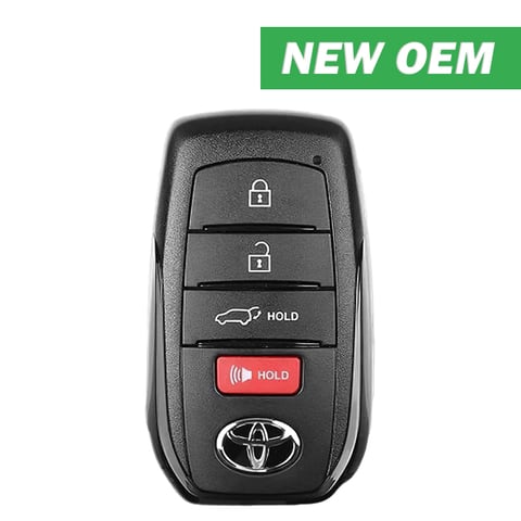 2024 Toyota Grand Highlander / 4-Button Smart Key / FCC ID: HYQ14FBX / PN: 8990H-0E340 (OEM)
