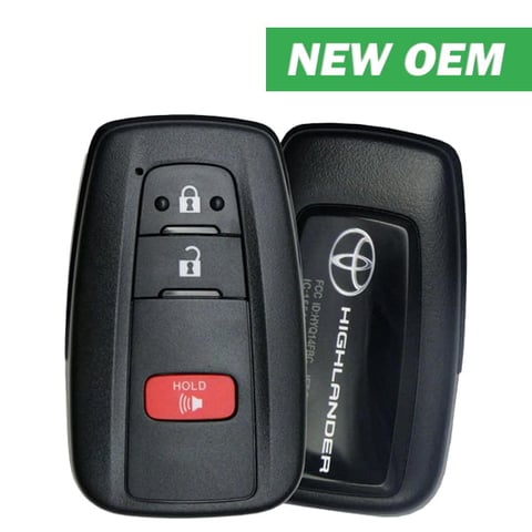 2021-2022 Toyota Highlander / 3-Button Smart Key / PN: 8990H-0E360 / FCC ID: HYQ14FLA (OEM)