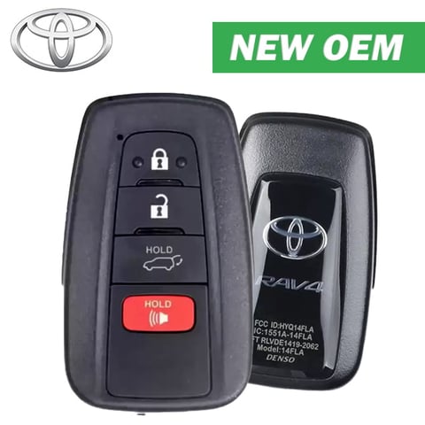 2021-2022 Toyota RAV4 / 4-Button Smart Key / FCC ID:HYQ14FLA / PN: 8990H-0R220 (OEM)