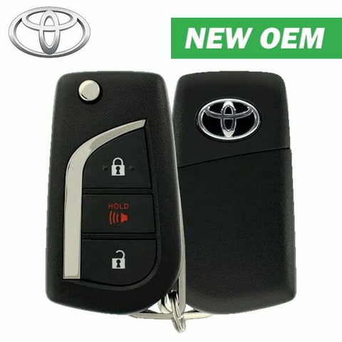 2019-2023 Toyota RAV4 / 3-Button Flip Key / Japan Made / FCC ID: HYQ12BFW / PN: 89070-42G00 (OEM)