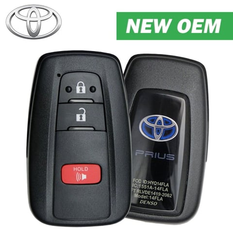 2021-2022 Toyota Prius / 3-Button Smart Key / FCC ID: HYQ14FLA / PN: 89904-47710 (OEM)