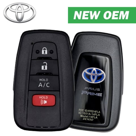 2021-2022 Toyota Prius / 4-Button Smart Key / FCC D: HYQ14FLA-3450 / PN: 89904-47790 (OEM)