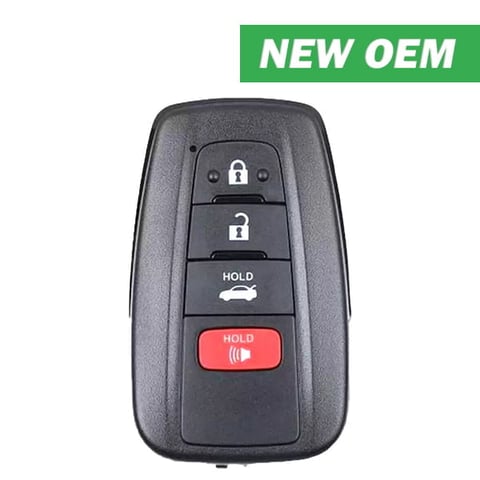 2018-2022 Toyota Camry Hybrid / 4-Button Smart Key / FCC ID: HYQ14FBC / PN: 89904-06240 (OEM)