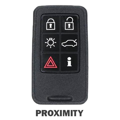 2007-2016 Volvo / 6-Button Smart Key / FCC ID: KR55WK49266 / PN: 30659502 / Keyless Drive / 902 MHz (Aftermarket)